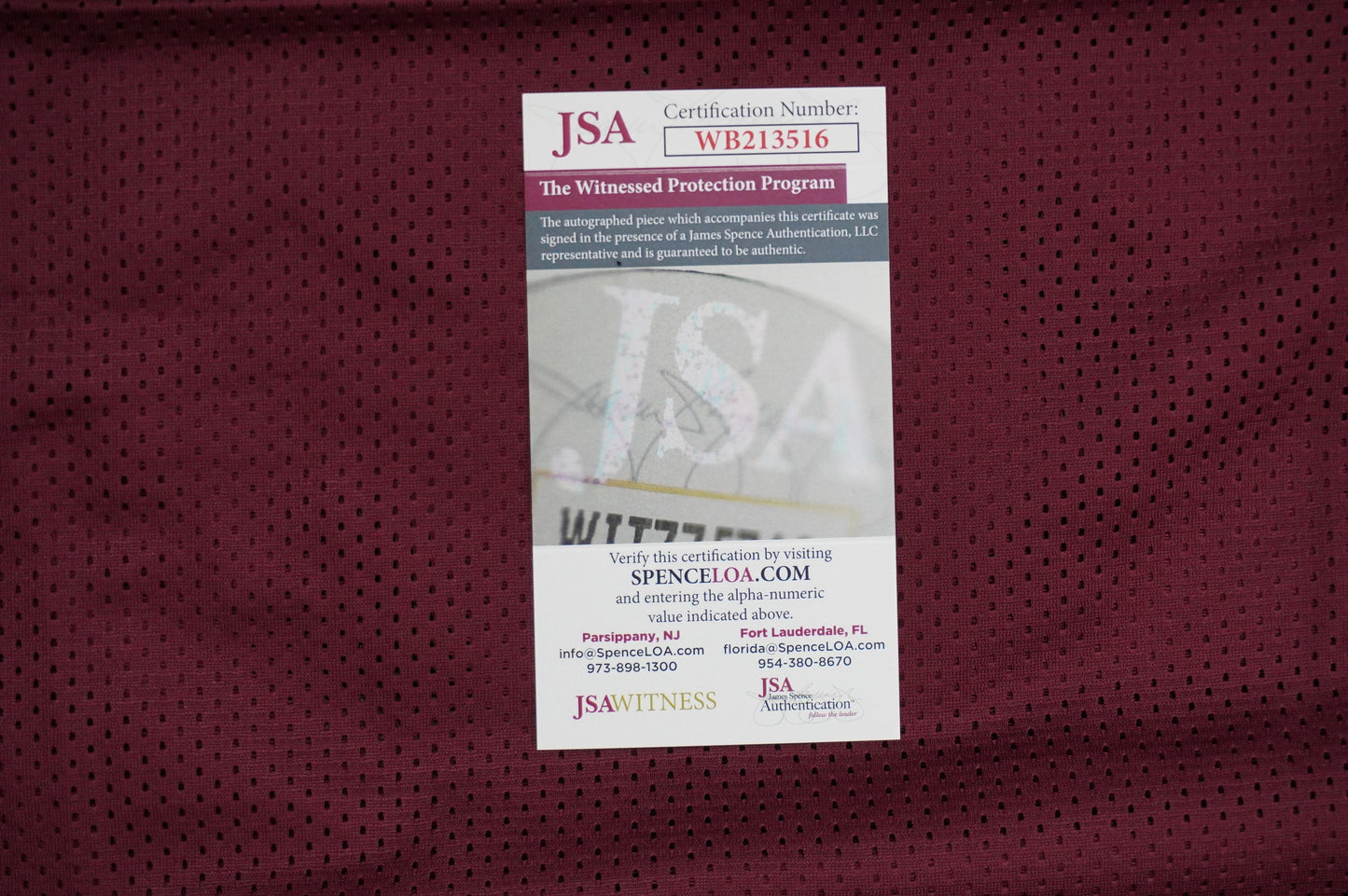 KEVIN SMITH TEXAS A&M SIGNED JERSEY Dallas Cowboys w/INSCs L JSA