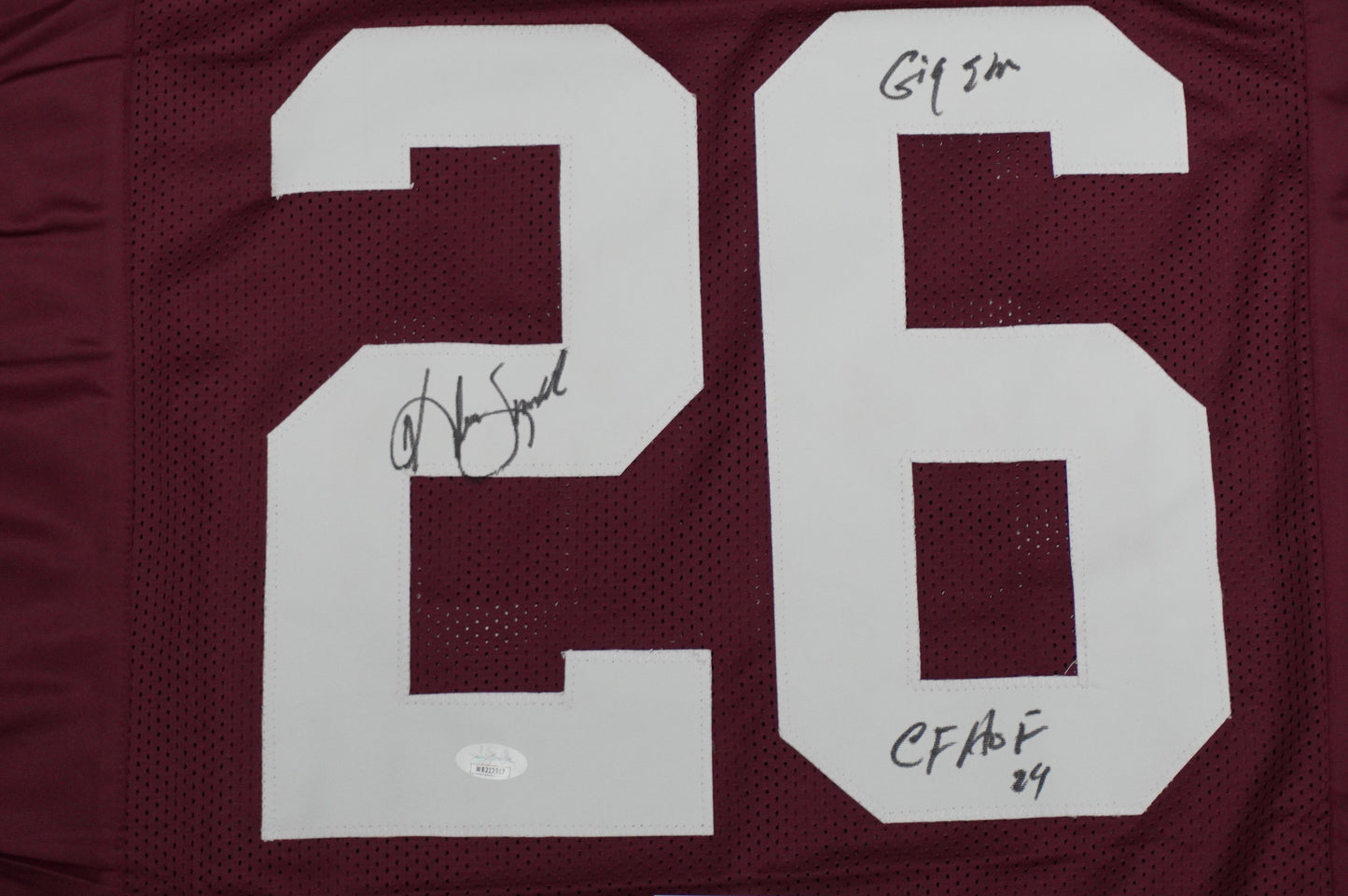KEVIN SMITH TEXAS A&M SIGNED JERSEY Dallas Cowboys w/INSCs L JSA