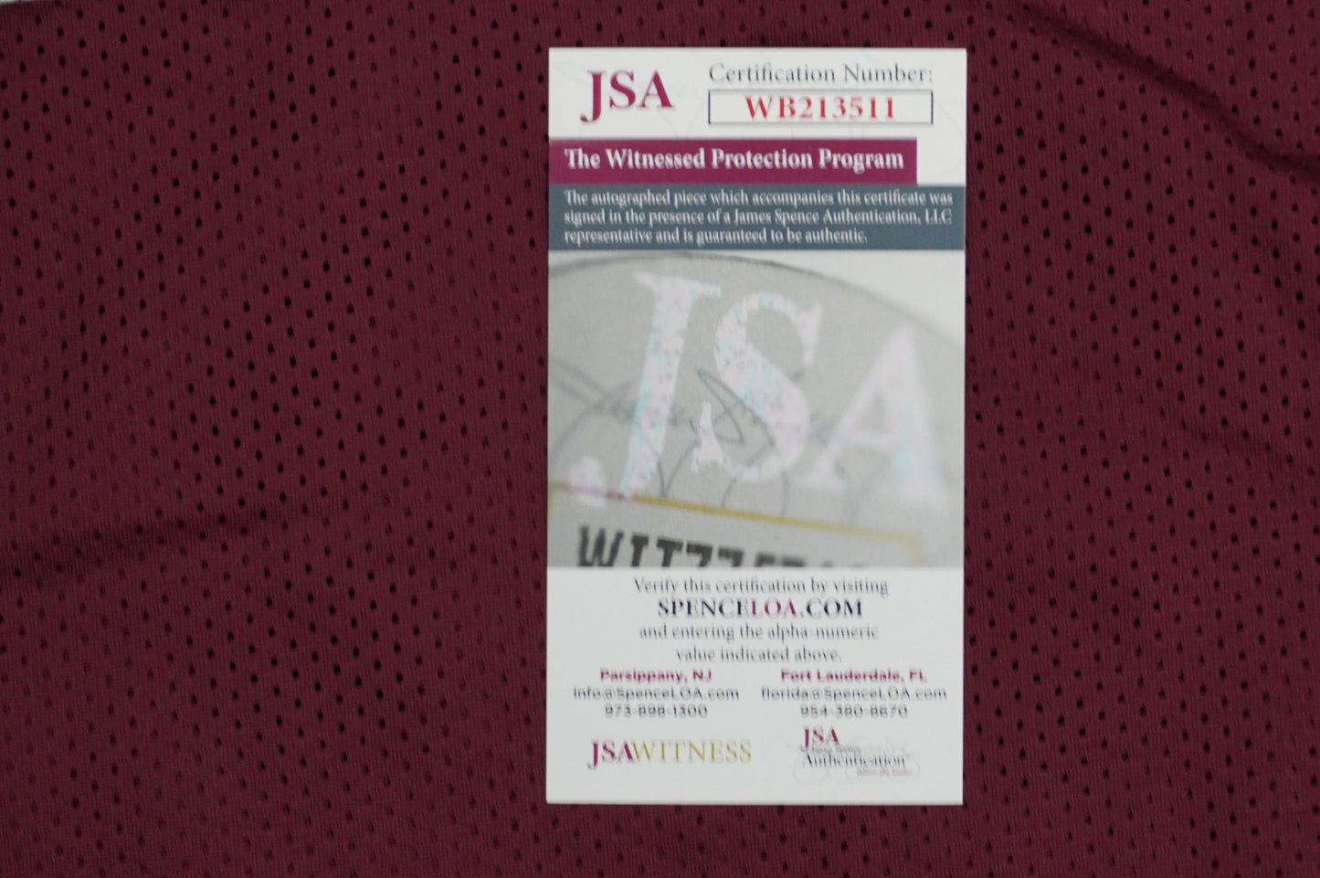 KEVIN SMITH TEXAS A&M SIGNED JERSEY Dallas Cowboys w/INSCs M JSA