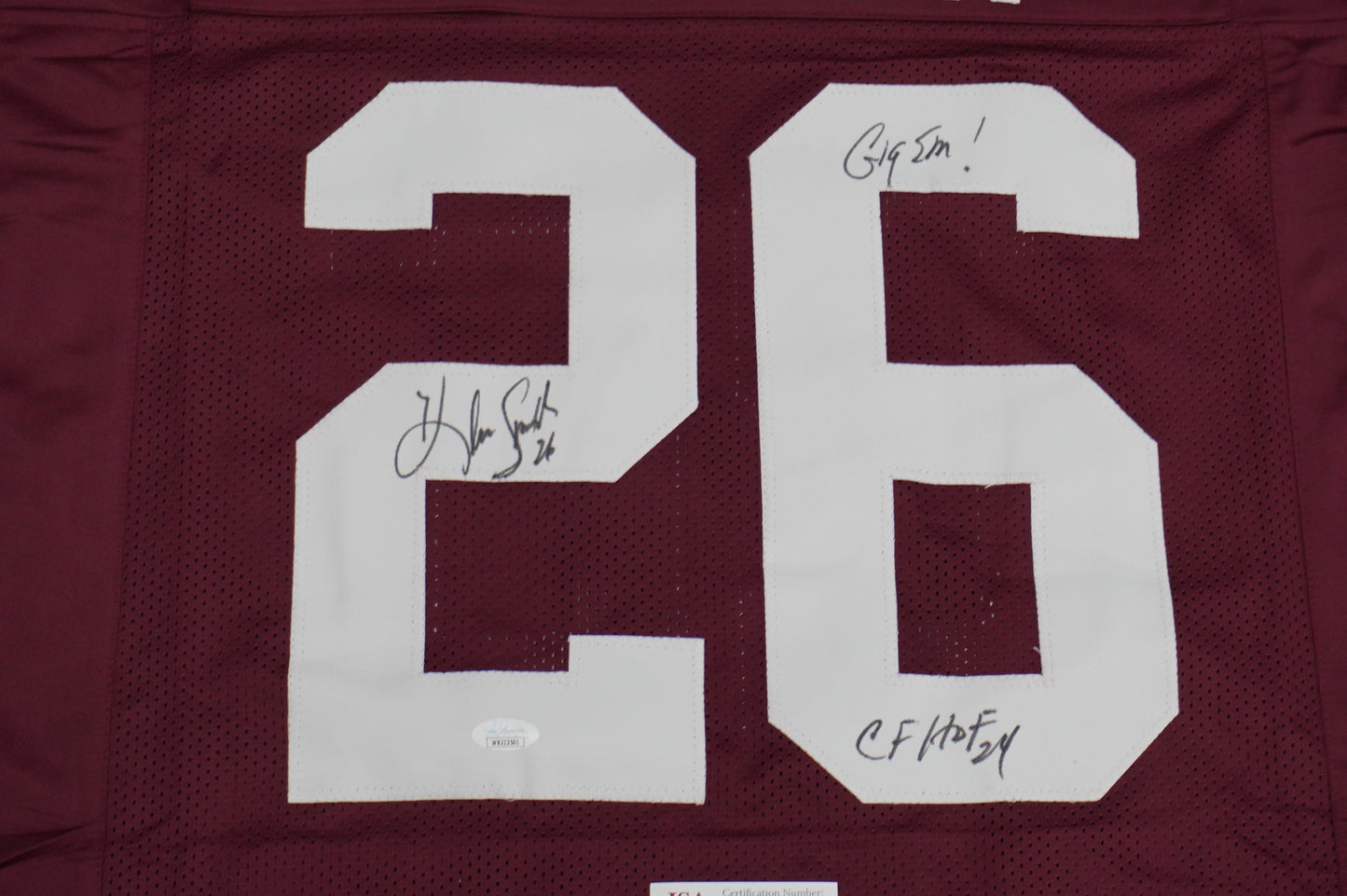 KEVIN SMITH TEXAS A&M SIGNED JERSEY Dallas Cowboys w/INSCs XL JSA