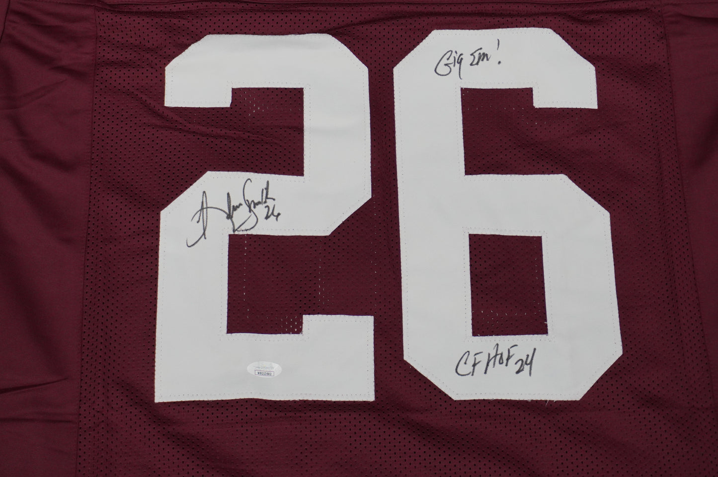 KEVIN SMITH TEXAS A&M SIGNED JERSEY Dallas Cowboys w/INSCs XL JSA