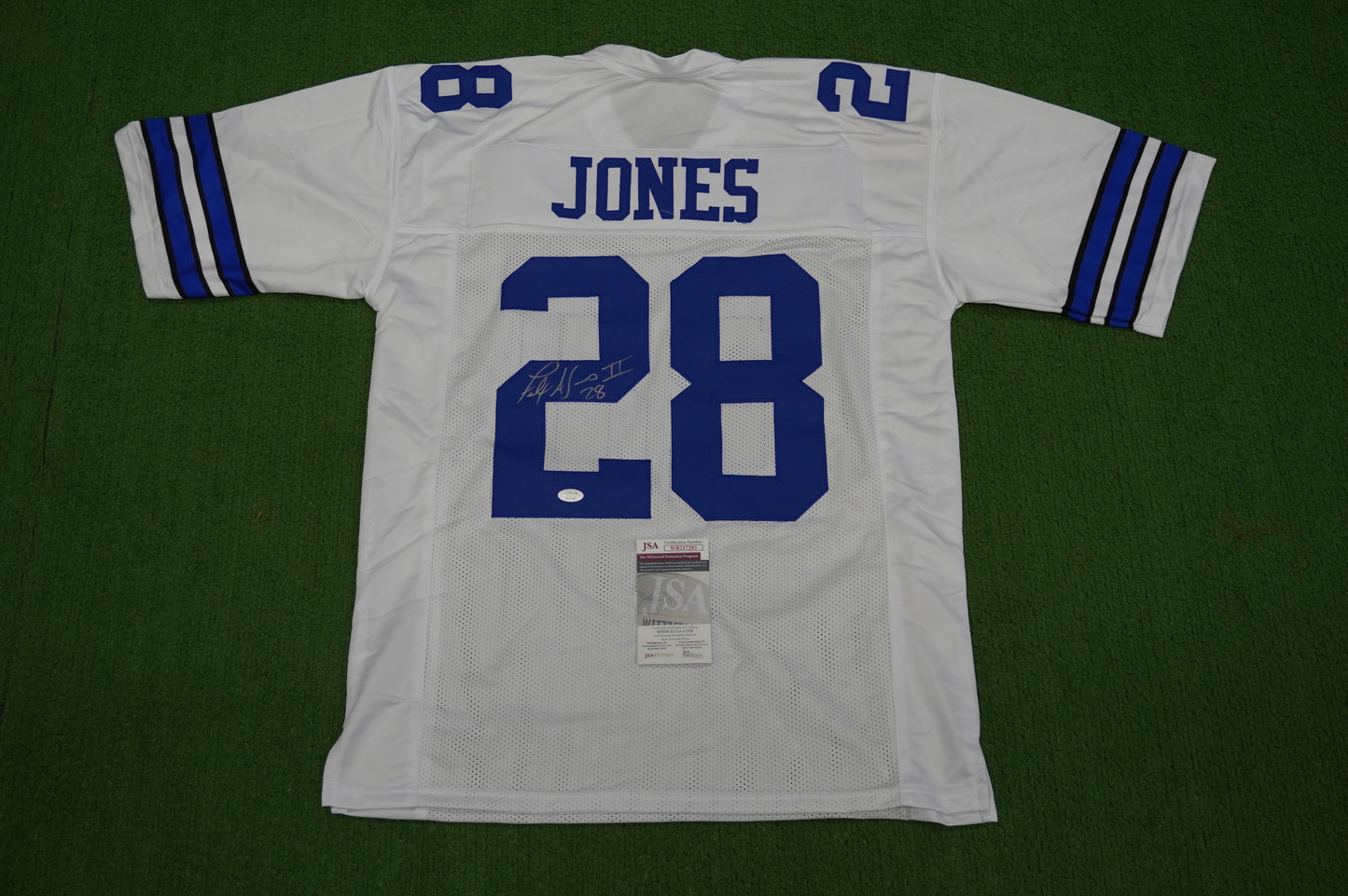 FELIX JONES DALLAS COWBOYS SIGNED JERSEY Razorbacks XL BAS COA