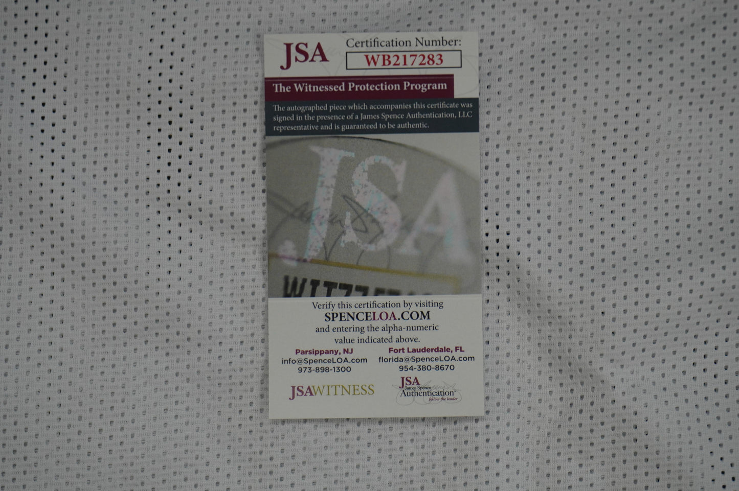 FELIX JONES DALLAS COWBOYS SIGNED JERSEY Razorbacks XL BAS COA