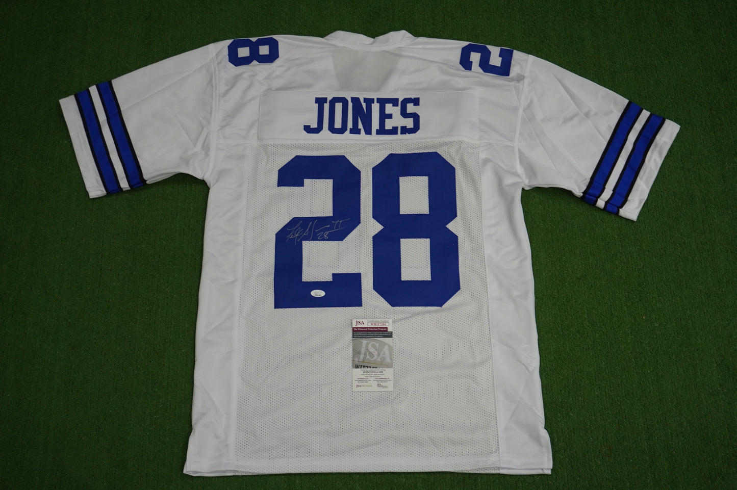 FELIX JONES DALLAS COWBOYS SIGNED JERSEY Razorbacks XL BAS COA