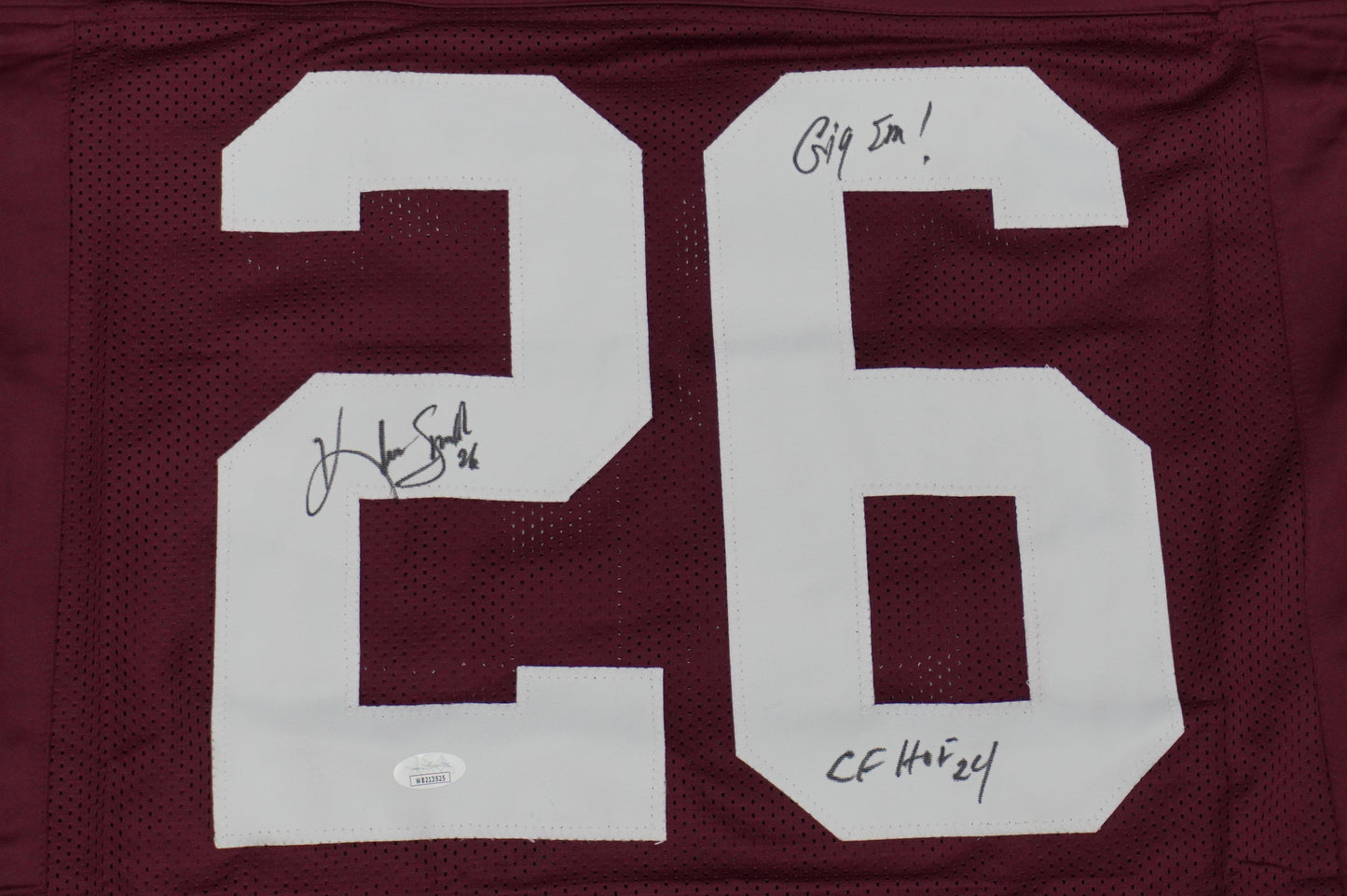 KEVIN SMITH TEXAS A&M SIGNED JERSEY Dallas Cowboys w/INSCs XL JSA