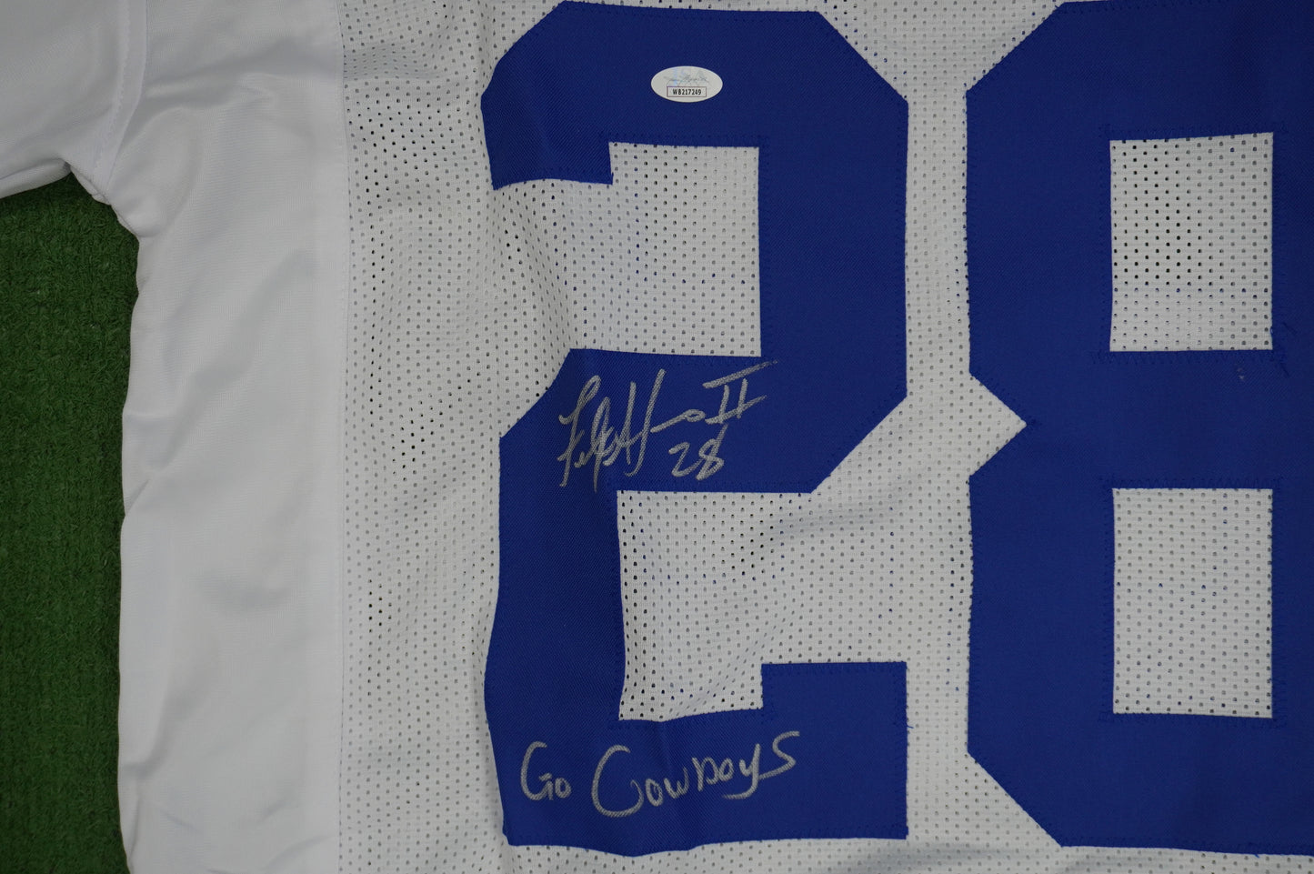 FELIX JONES DALLAS COWBOYS SIGNED JERSEY Razorbacks w/GoCowboys XL JSA