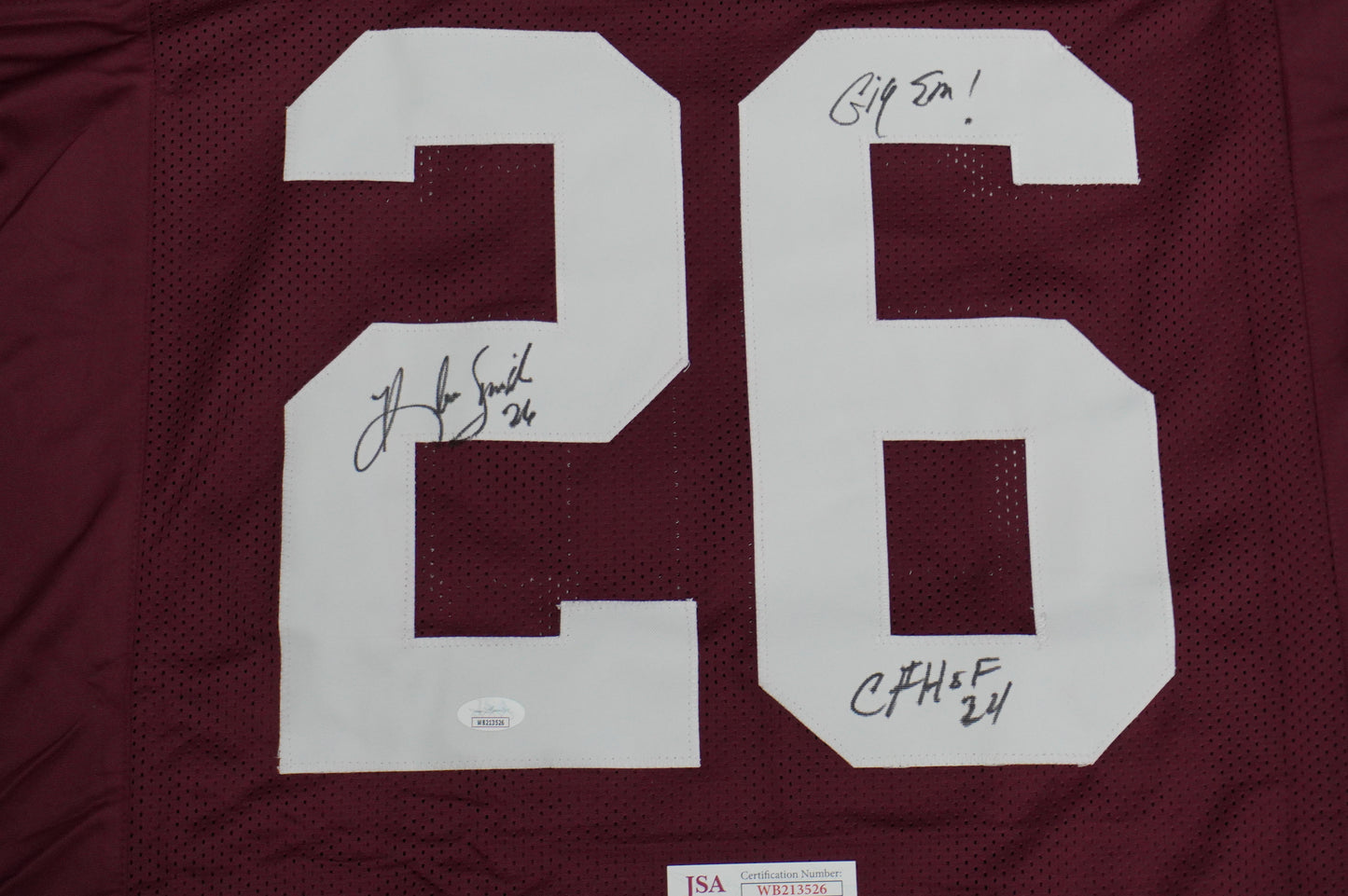 KEVIN SMITH TEXAS A&M SIGNED JERSEY Dallas Cowboys w/INSCs XL JSA