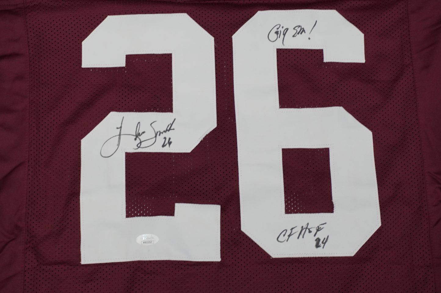 KEVIN SMITH TEXAS A&M SIGNED JERSEY Dallas Cowboys w/INSCs XL JSA