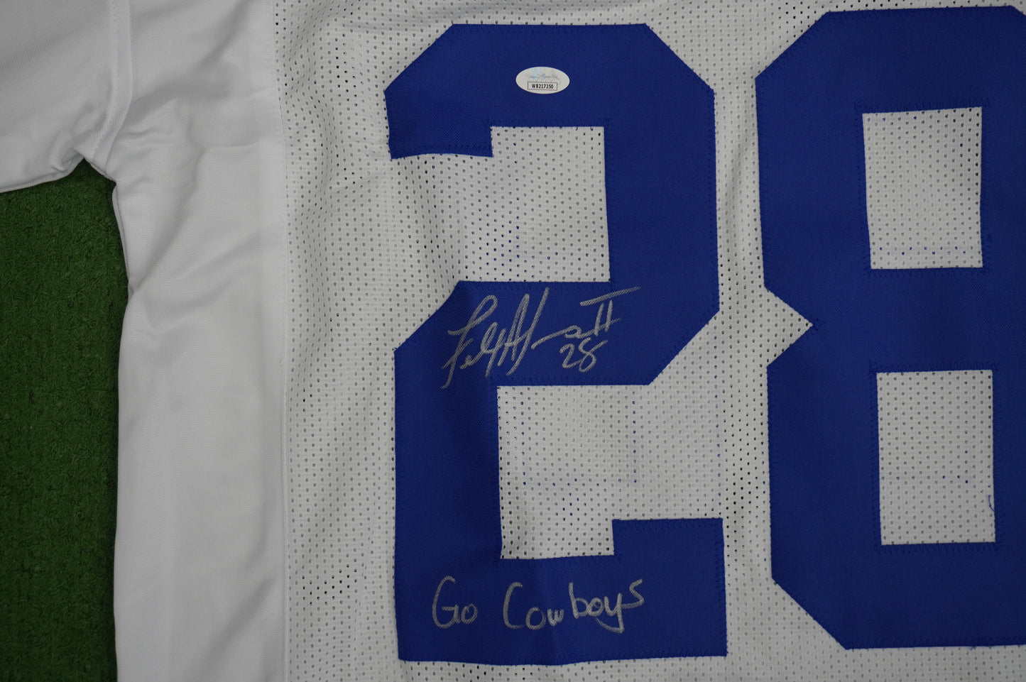 FELIX JONES DALLAS COWBOYS SIGNED JERSEY Razorbacks w/GoCowboys XL JSA