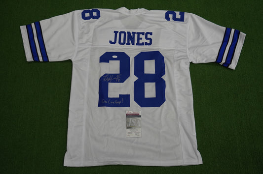 FELIX JONES DALLAS COWBOYS SIGNED JERSEY Razorbacks w/GoCowboys XL JSA