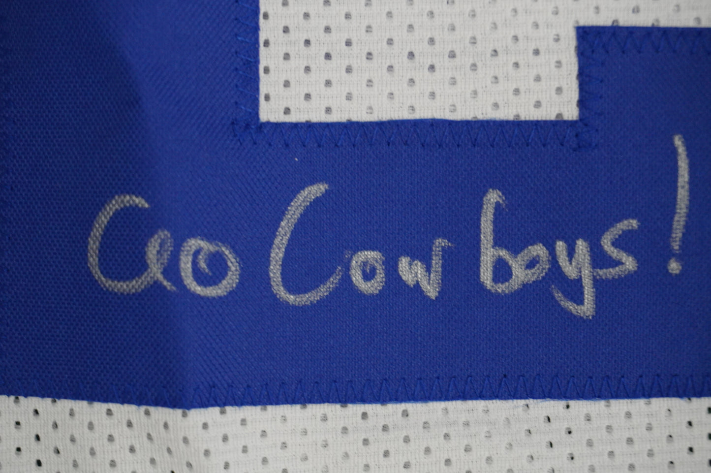 FELIX JONES DALLAS COWBOYS SIGNED JERSEY Razorbacks w/GoCowboys XL JSA