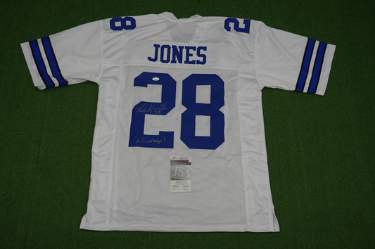 FELIX JONES DALLAS COWBOYS SIGNED JERSEY Razorbacks w/GoCowboys XL JSA