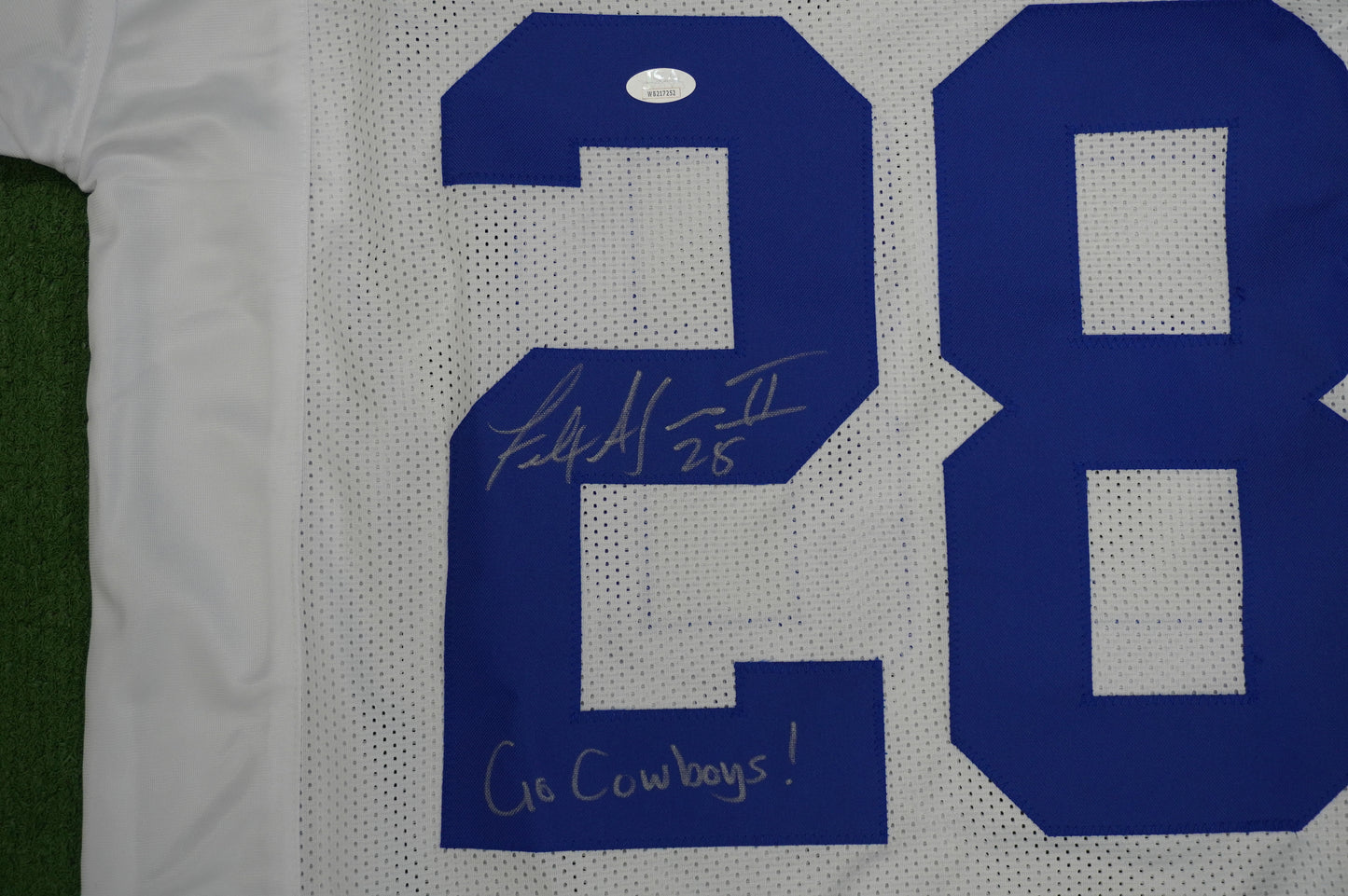 FELIX JONES DALLAS COWBOYS SIGNED JERSEY Razorbacks w/GoCowboys XL JSA