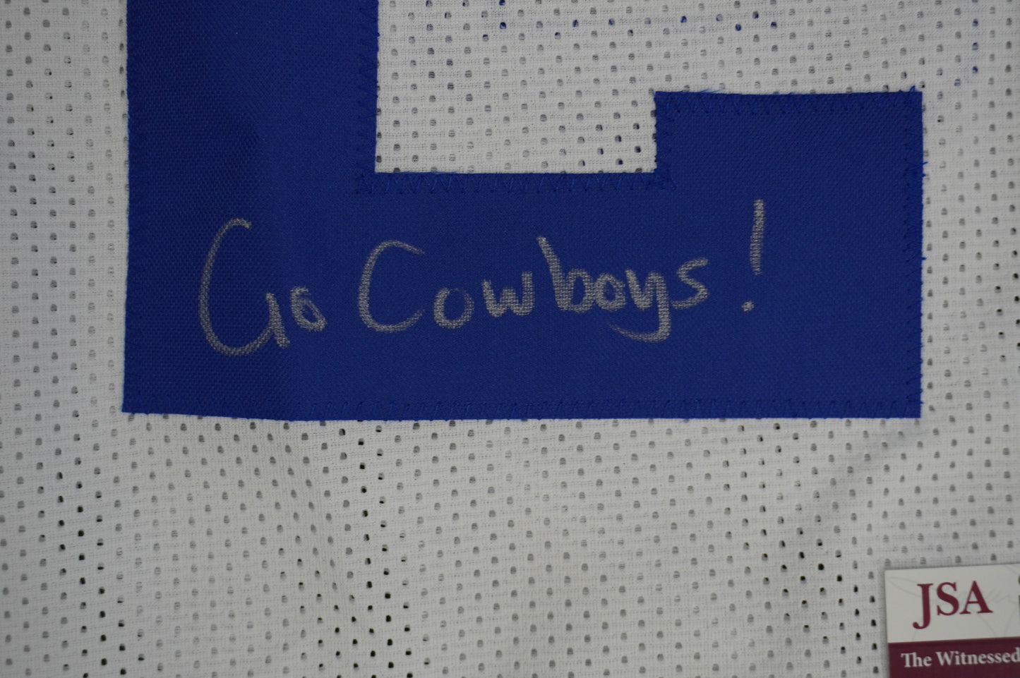 FELIX JONES DALLAS COWBOYS SIGNED JERSEY Razorbacks w/GoCowboys XL JSA