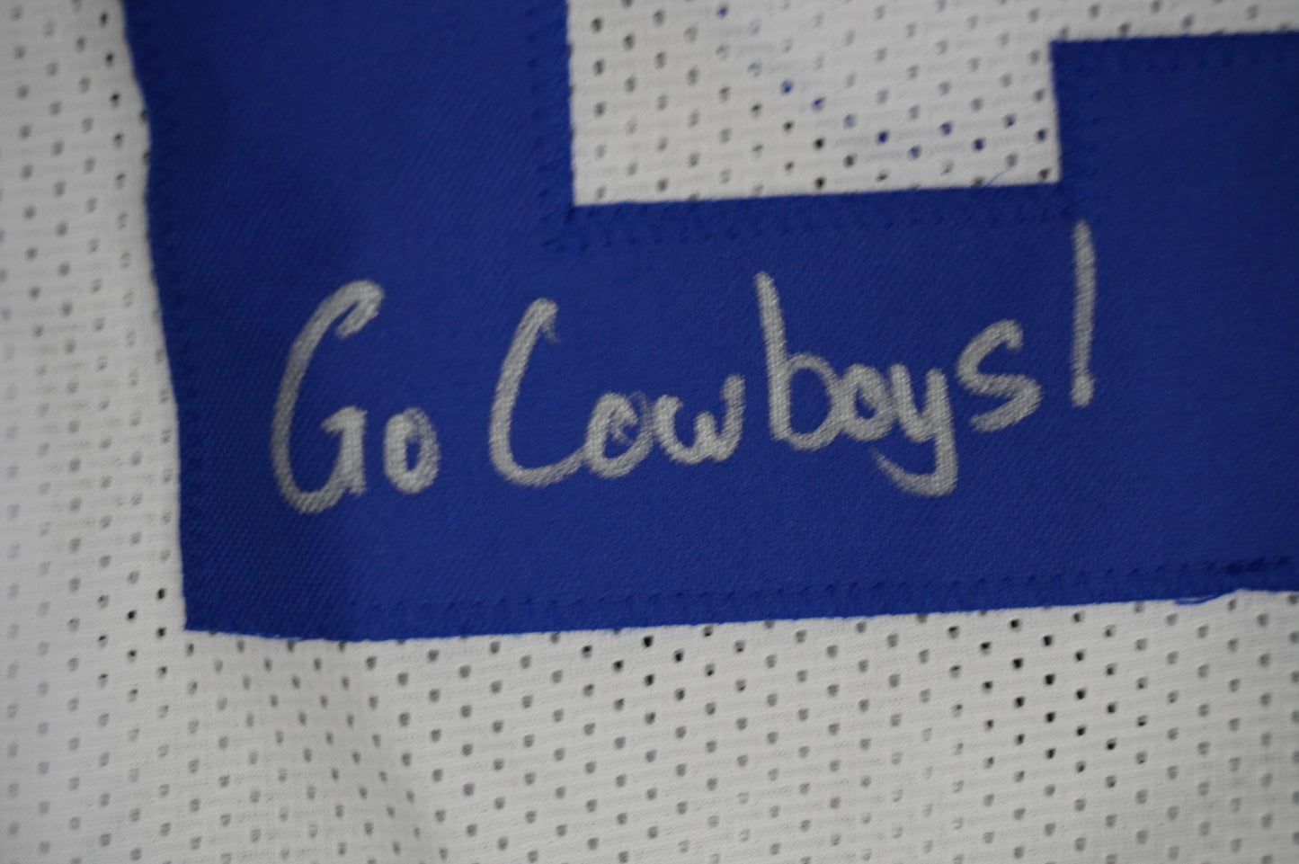 FELIX JONES DALLAS COWBOYS SIGNED JERSEY Razorbacks w/GoCowboys XL JSA