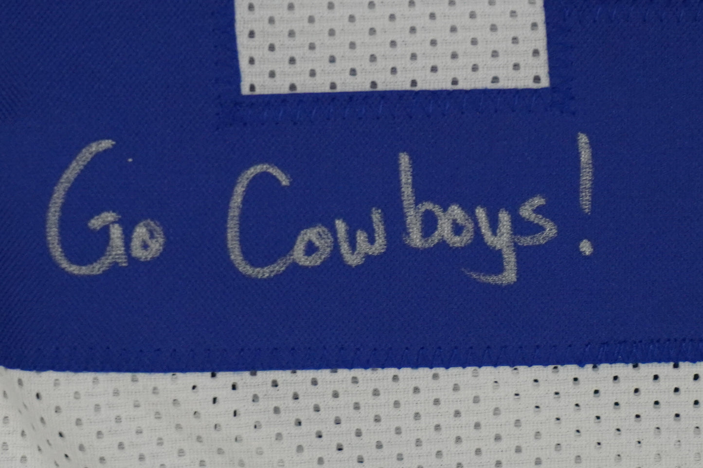 FELIX JONES DALLAS COWBOYS SIGNED JERSEY Razorbacks w/GoCowboys XL JSA