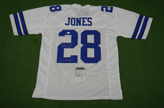 FELIX JONES DALLAS COWBOYS SIGNED JERSEY Razorbacks w/GoCowboys XL JSA