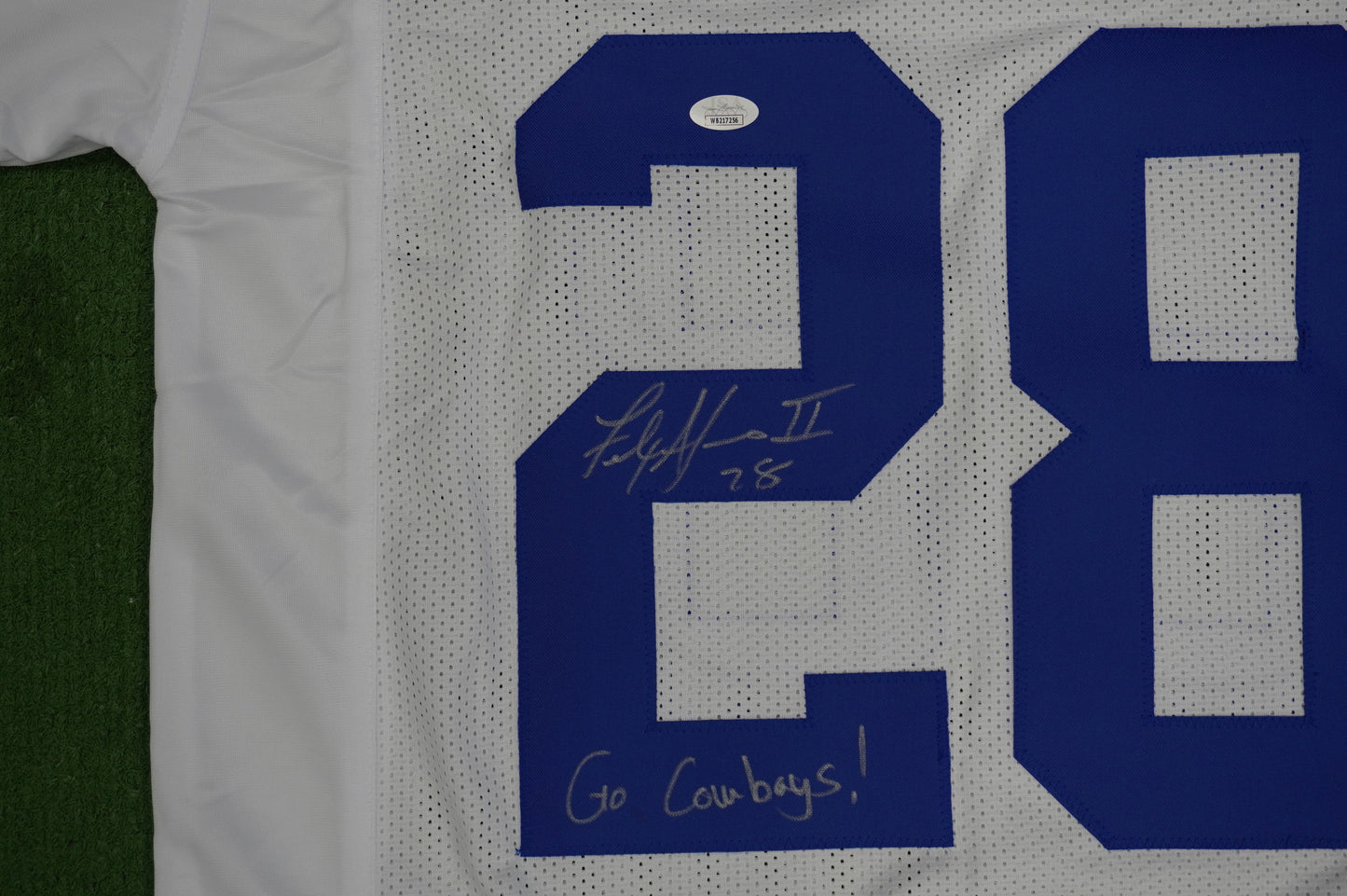 FELIX JONES DALLAS COWBOYS SIGNED JERSEY Razorbacks w/GoCowboys XL JSA