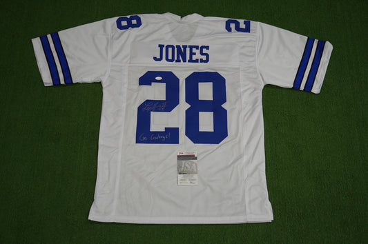 FELIX JONES DALLAS COWBOYS SIGNED JERSEY Razorbacks w/GoCowboys XL JSA
