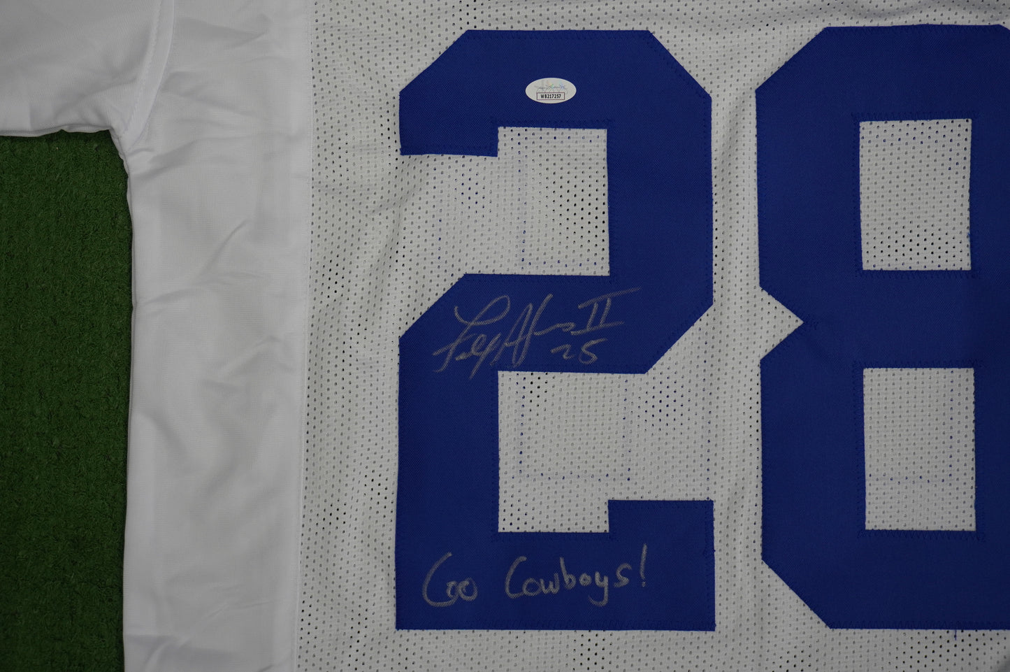 FELIX JONES DALLAS COWBOYS SIGNED JERSEY Razorbacks w/GoCowboys XL JSA