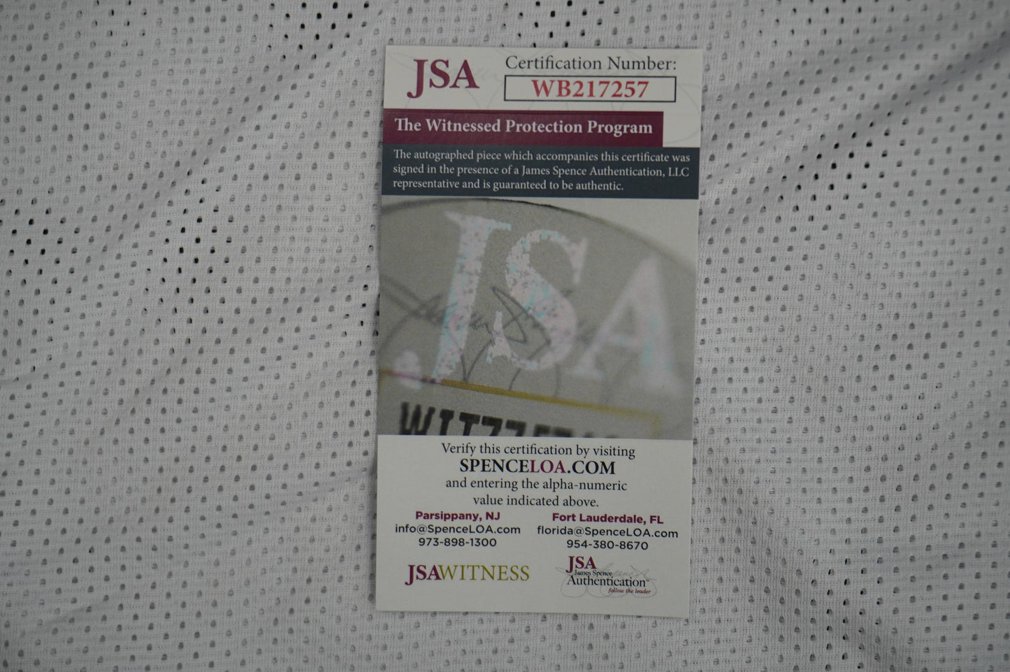 FELIX JONES DALLAS COWBOYS SIGNED JERSEY Razorbacks w/GoCowboys XL JSA