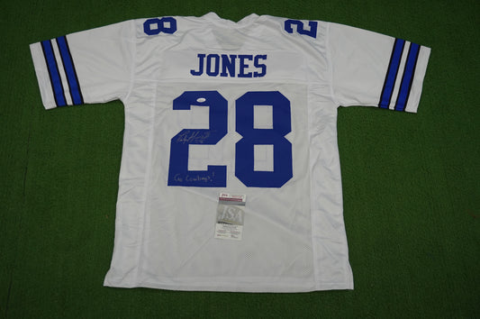 FELIX JONES DALLAS COWBOYS SIGNED JERSEY Razorbacks w/GoCowboys XL JSA