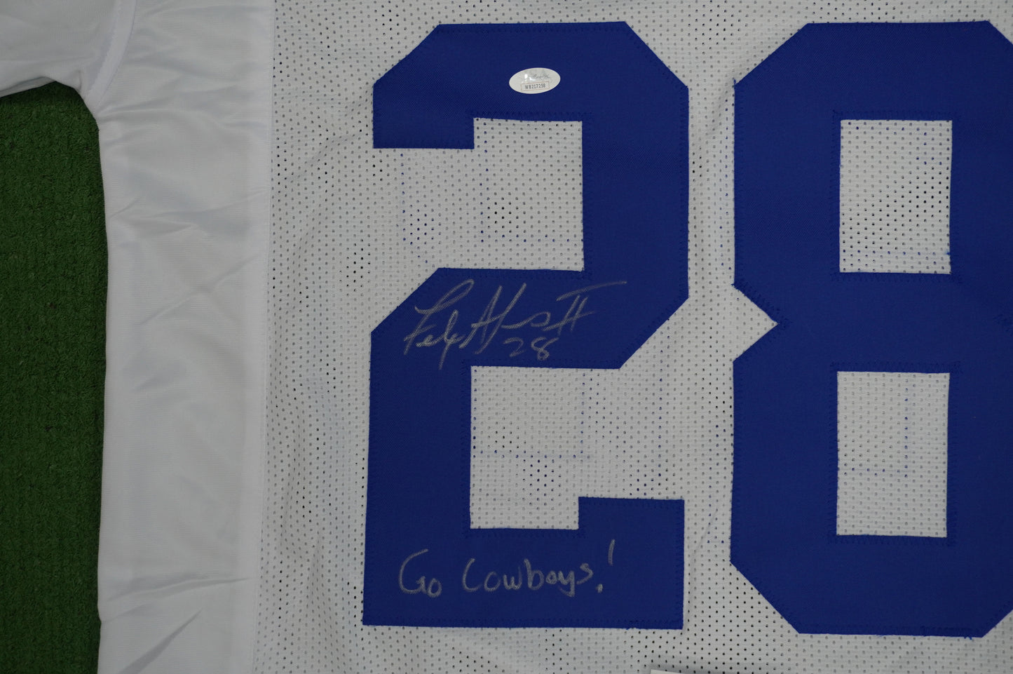 FELIX JONES DALLAS COWBOYS SIGNED JERSEY Razorbacks w/GoCowboys XL JSA
