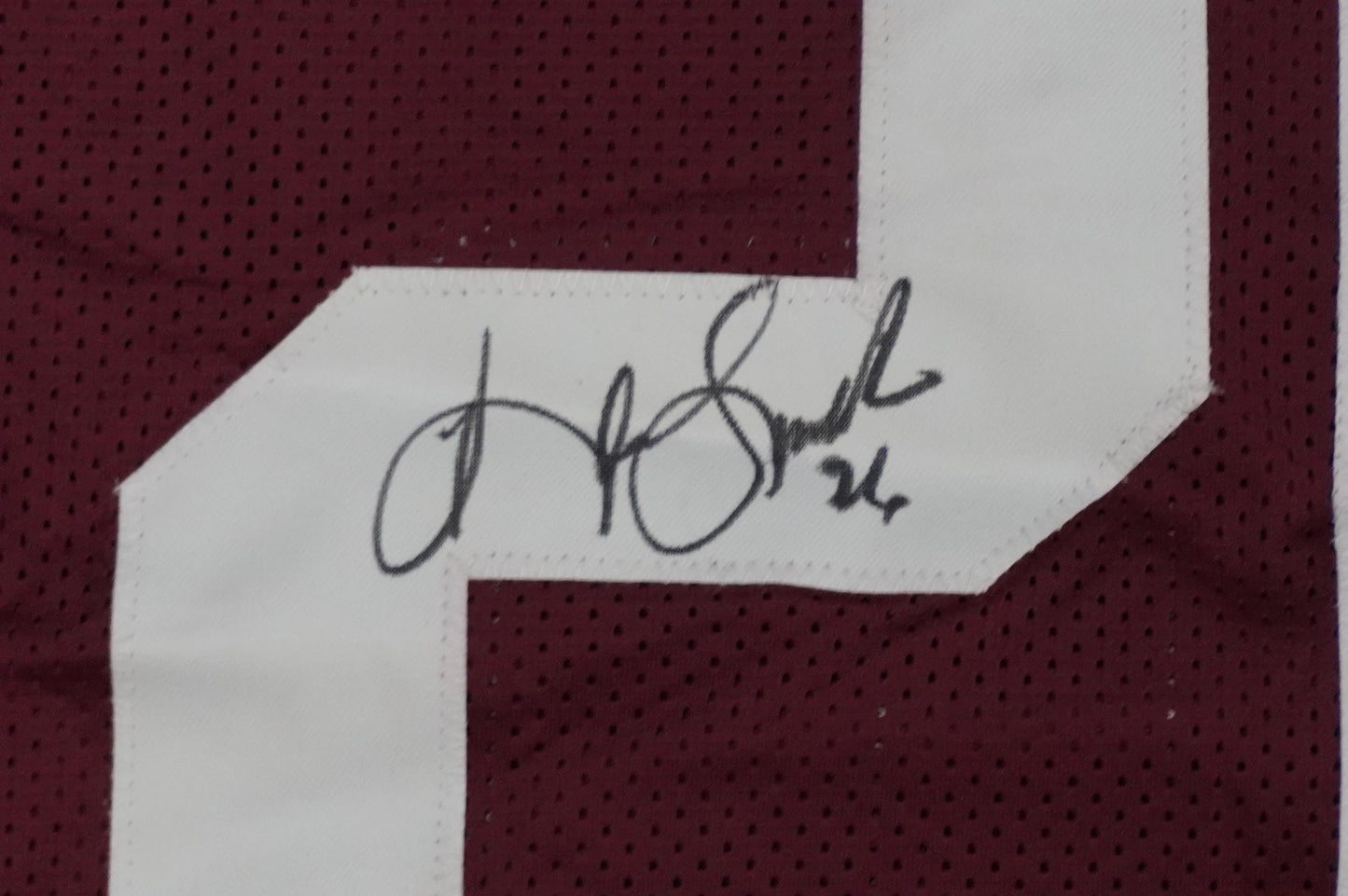 KEVIN SMITH TEXAS A&M AGGIES SIGNED JERSEY w/INSCs Dallas Cowboys M BAS COA