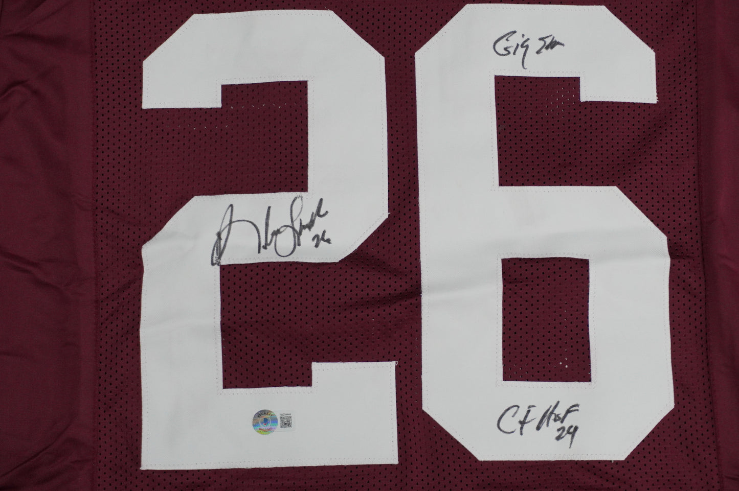 KEVIN SMITH TEXAS A&M AGGIES SIGNED JERSEY w/INSCs Dallas Cowboys M BAS COA