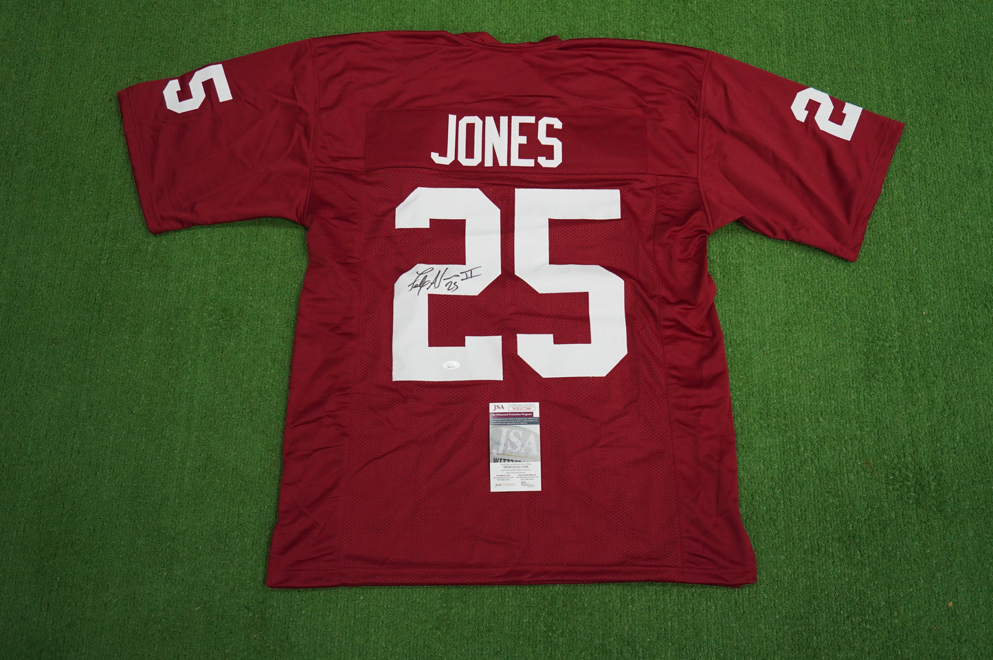 FELIX JONES ARKANSAS RAZORBACKS SIGNED JERSEY Cowboys XL JSA COA