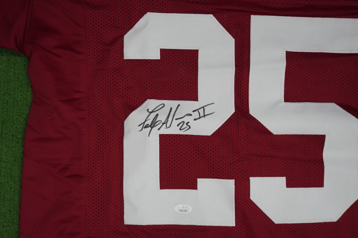 FELIX JONES ARKANSAS RAZORBACKS SIGNED JERSEY Cowboys XL JSA COA