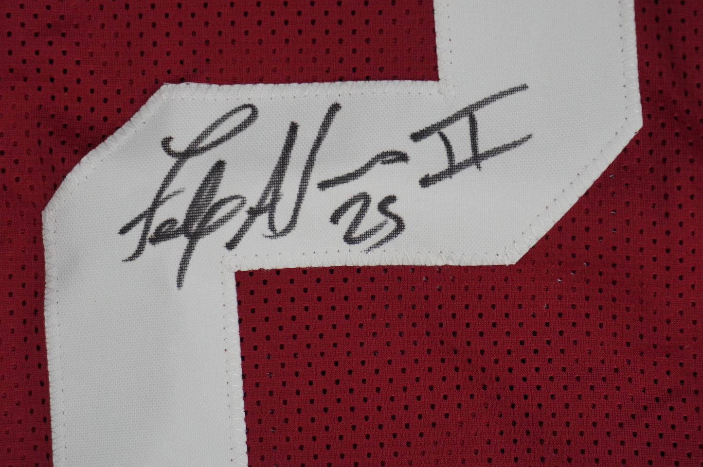 FELIX JONES ARKANSAS RAZORBACKS SIGNED JERSEY Cowboys XL JSA COA