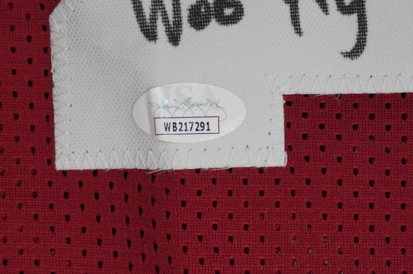 FELIX JONES ARKANSAS RAZORBACKS SIGNED JERSEY w/INSC Cowboys L JSA COA