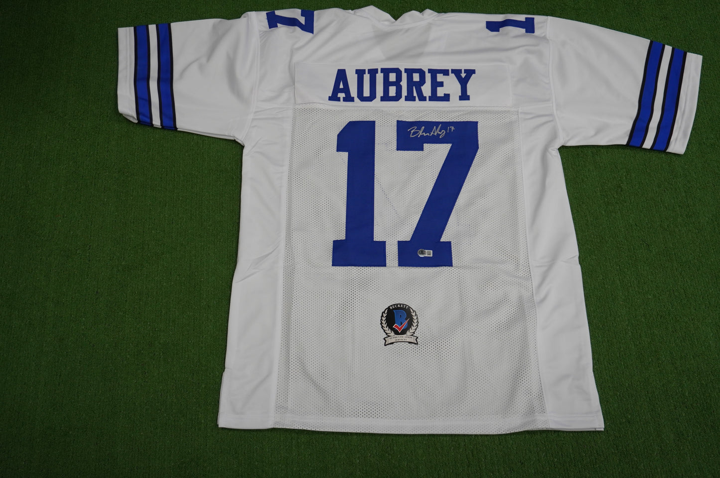 BRANDON AUBREY DALLAS COWBOYS SIGNED NFL Record Breaker BAS COA