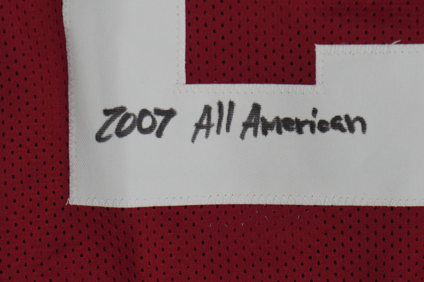 FELIX JONES ARKANSAS RAZORBACKS SIGNED JERSEY w/INSC Cowboys L JSA COA