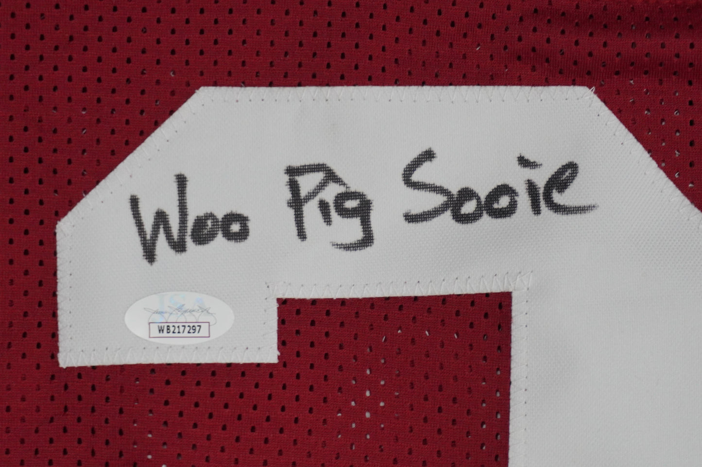 FELIX JONES ARKANSAS RAZORBACKS SIGNED JERSEY w/INSC Cowboys L JSA COA