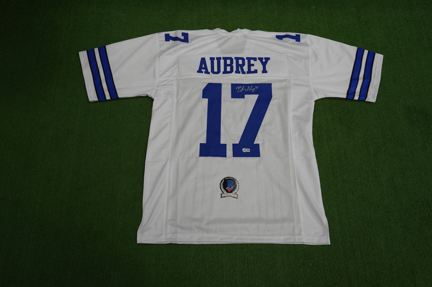 BRANDON AUBREY DALLAS COWBOYS SIGNED NFL Record Breaker BAS COA