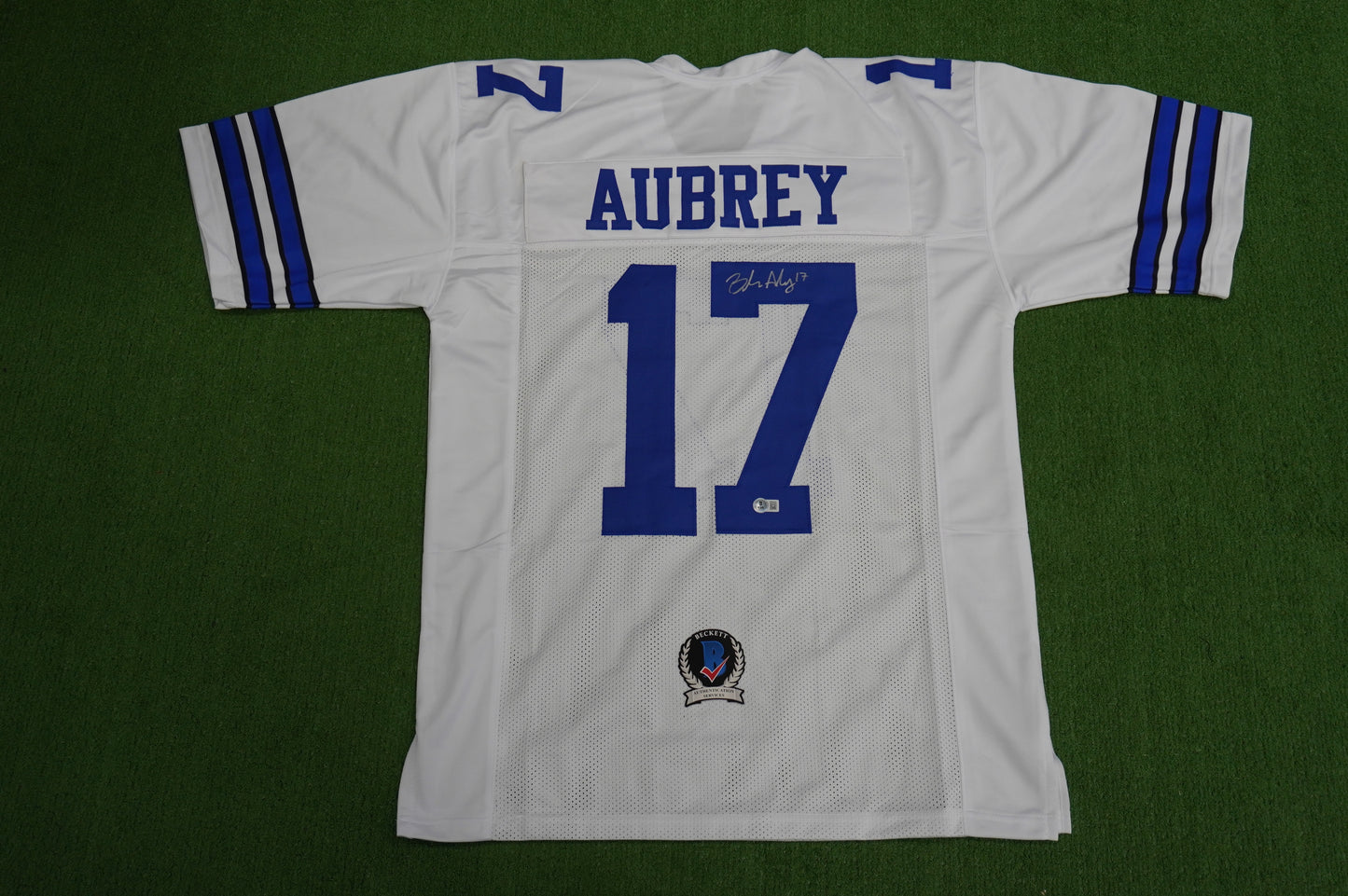 BRANDON AUBREY DALLAS COWBOYS SIGNED NFL Record Breaker BAS COA