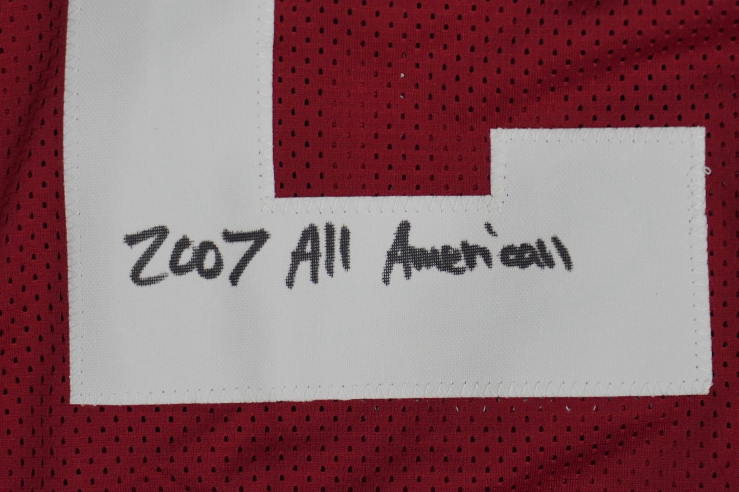 FELIX JONES ARKANSAS RAZORBACKS SIGNED JERSEY w/INSC Cowboys L JSA COA