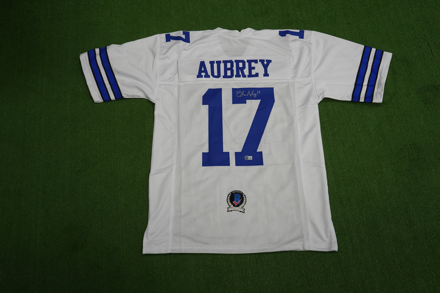 BRANDON AUBREY DALLAS COWBOYS SIGNED NFL Record Breaker BAS COA