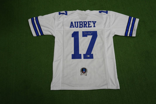 BRANDON AUBREY DALLAS COWBOYS SIGNED NFL Record Breaker BAS COA