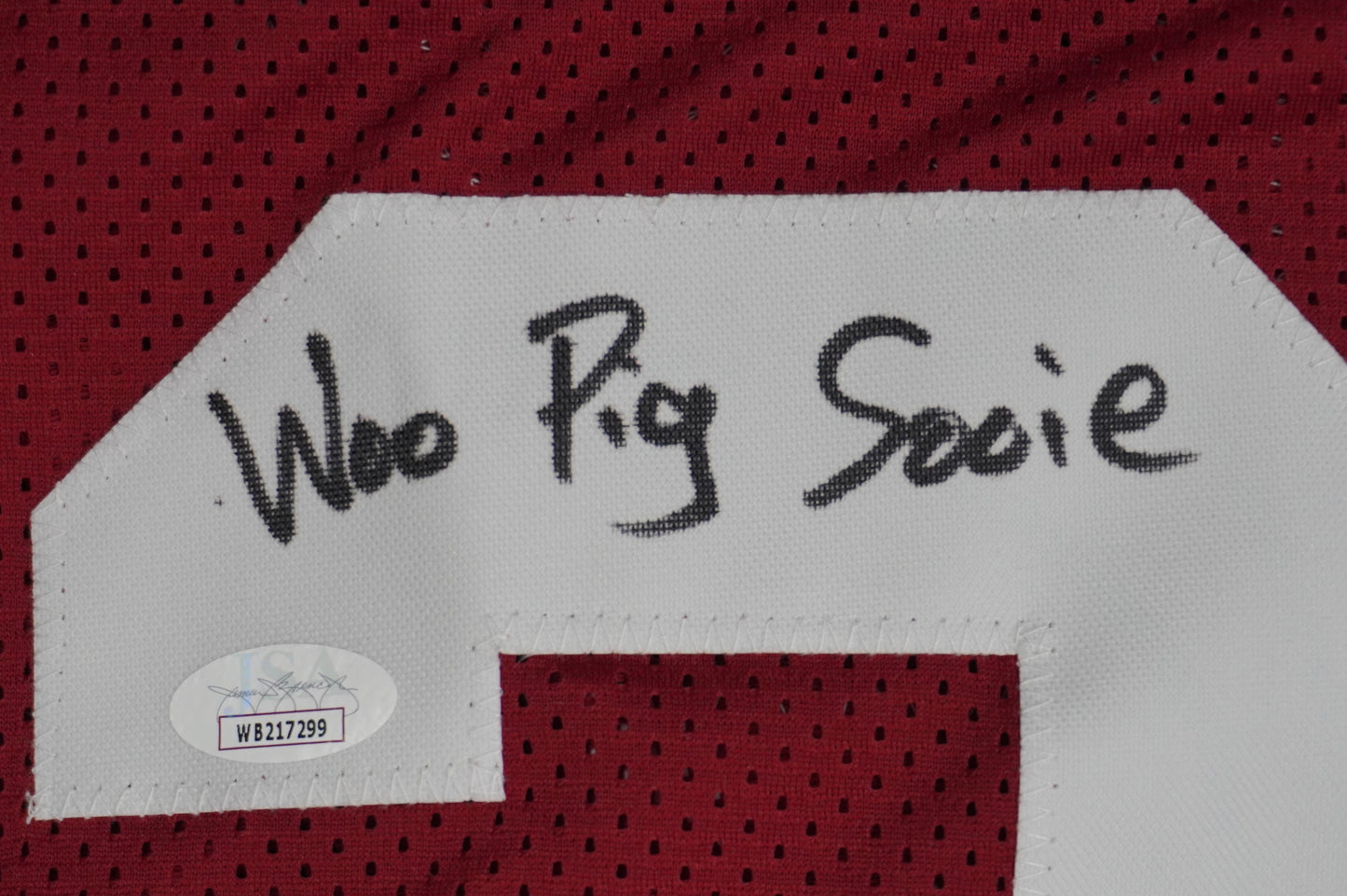 FELIX JONES ARKANSAS RAZORBACKS SIGNED JERSEY w/INSC Cowboys L JSA COA