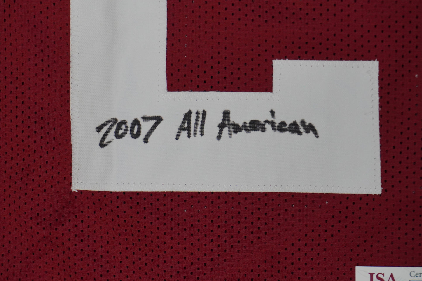 FELIX JONES ARKANSAS RAZORBACKS SIGNED JERSEY w/INSC Cowboys L JSA COA