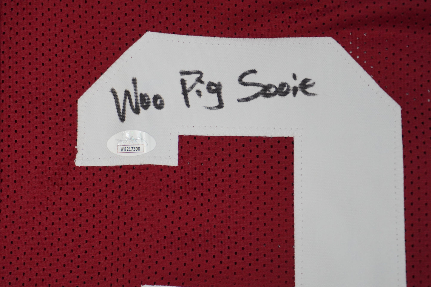 FELIX JONES ARKANSAS RAZORBACKS SIGNED JERSEY w/INSC Cowboys L JSA COA