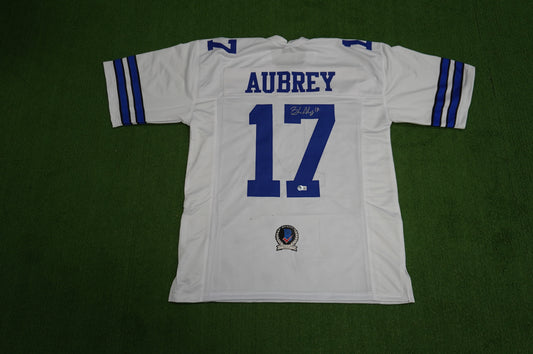 BRANDON AUBREY DALLAS COWBOYS SIGNED NFL Record Breaker BAS COA