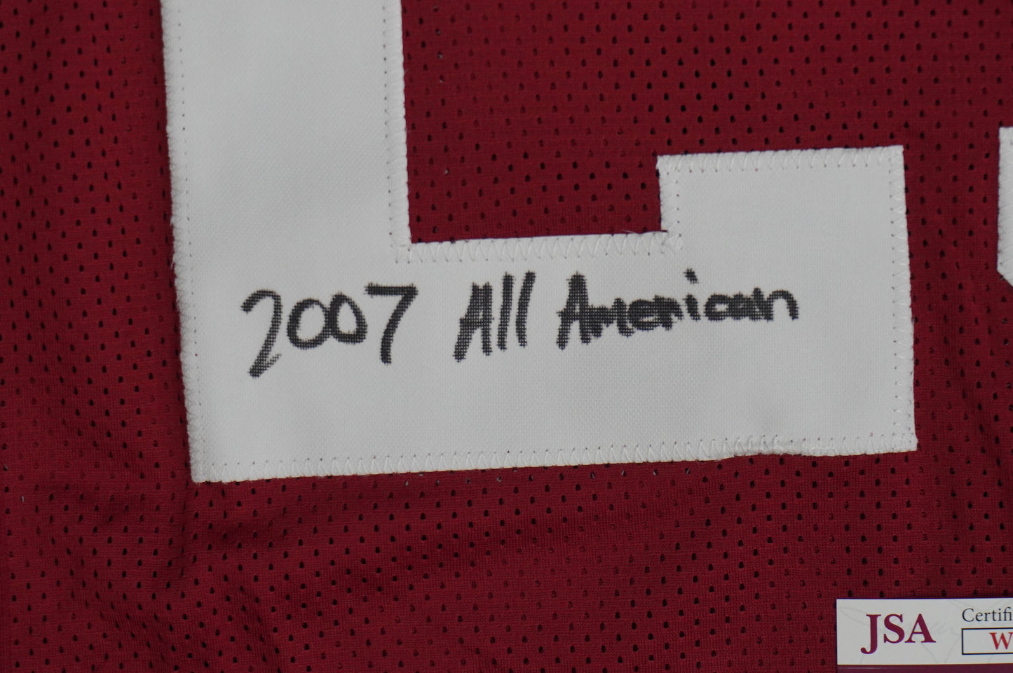 FELIX JONES ARKANSAS RAZORBACKS SIGNED JERSEY w/INSC Cowboys L JSA COA