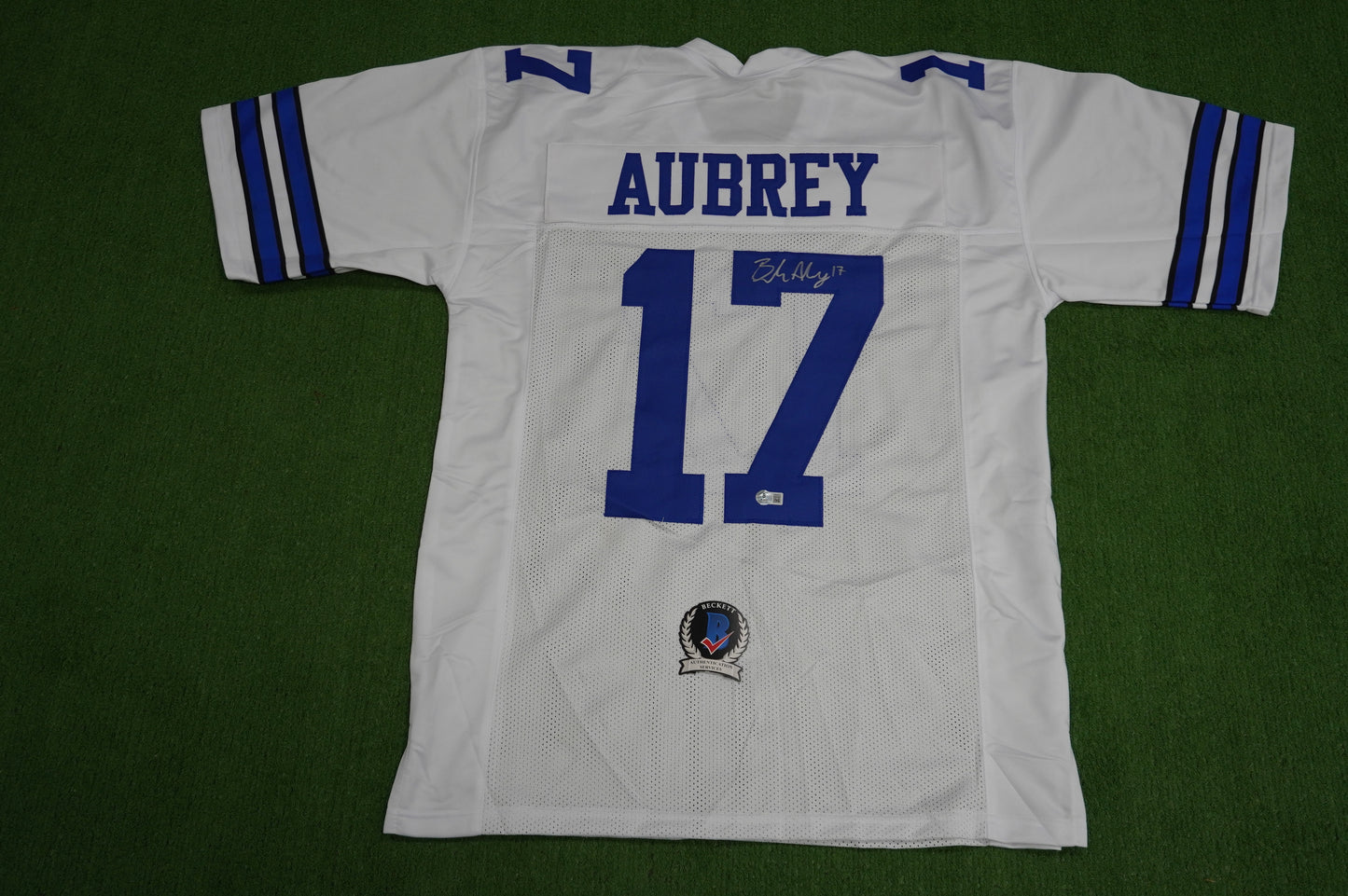 BRANDON AUBREY DALLAS COWBOYS SIGNED NFL Record Breaker BAS COA