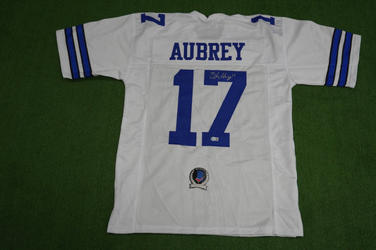 BRANDON AUBREY DALLAS COWBOYS SIGNED NFL Record Breaker BAS COA