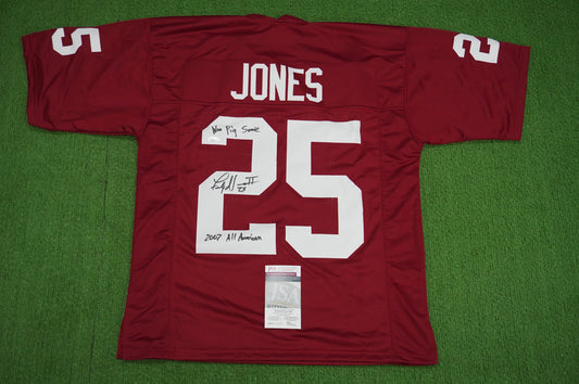 FELIX JONES ARKANSAS RAZORBACKS SIGNED JERSEY w/INSC Cowboys L JSA COA