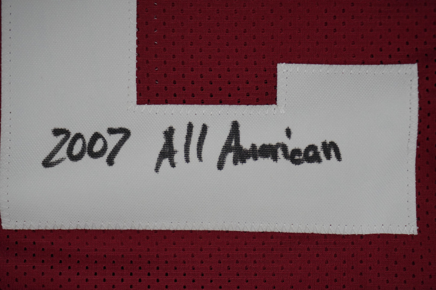 FELIX JONES ARKANSAS RAZORBACKS SIGNED JERSEY w/INSC Cowboys L JSA COA